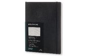 Moleskine Agenda 2017 12 Months Planner Weekly Notebook Extra Large Black Soft Cover