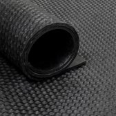 Rubber loper / rubbermat op rol Hamerslag 6mm - Breedte 200 cm - per strekkende meter