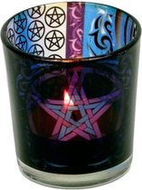 Sfeerlicht Pentagram - 6x5 - Glas (6 stuks)