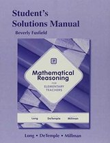 Student Solutions Manual for Mathematical Reasoning for Elementary School Teachers
