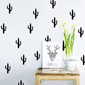 Cactus muursticker (13 stuks) – cactus muursticker – cactus decoratie – cactus behang – Scandinavisch design – Scandinavische muursticker – Afmeting L10 x B5 cm