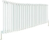 Design radiator horizontaal 3 kolom staal wit 60x114,8cm 1573 watt - Eastbrook Rivassa