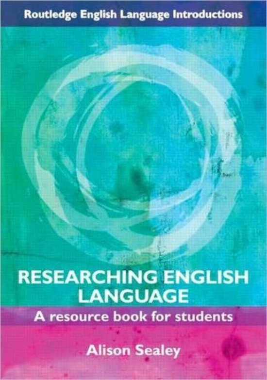Researching English Language - cover