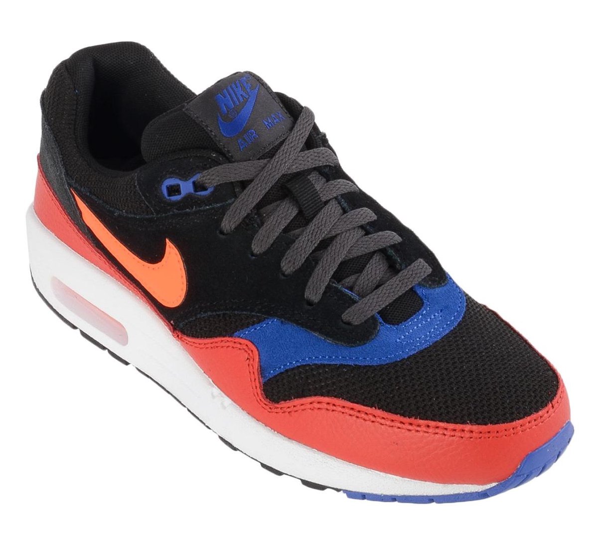 Nike Air 1 Sportschoenen - - Maat 35.5 - Zwart/Rood/Blauw |