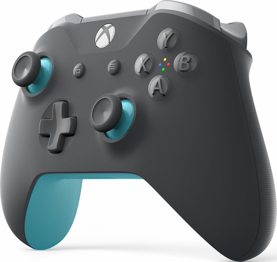 Xbox One Draadloze Controller - Grijs & Blauw | bol.com