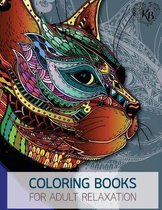 Magnificent Design Cat Anti Stress Adults Coloring Book