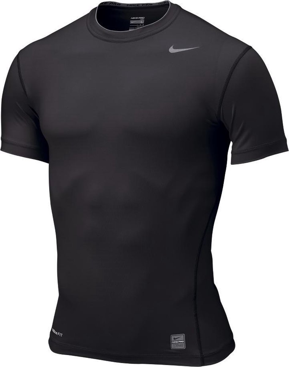 Nike Pro Core Compression Shirt Zwart 269603-010 -S | bol