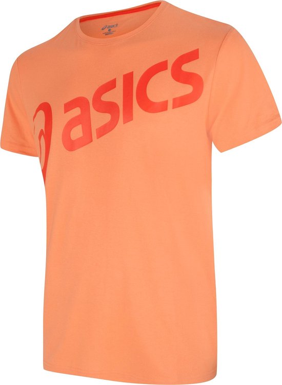Asics -  LOGO TEE -  Heren - S - Oranje