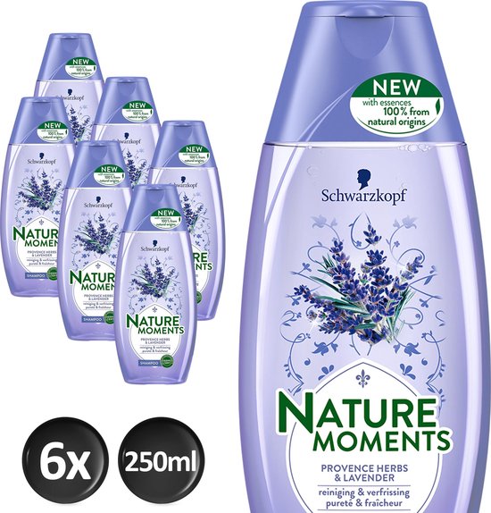 SK Nature Moments Shampoo Provence Herbs&Lavender 6x