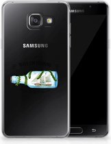Geschikt voor Samsung Galaxy A3 2016 Uniek TPU Hoesje Boho Bottle