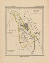 Historische kaart, plattegrond van gemeente Eelde in Drenthe uit 1867 door Kuyper van Kaartcadeau.com