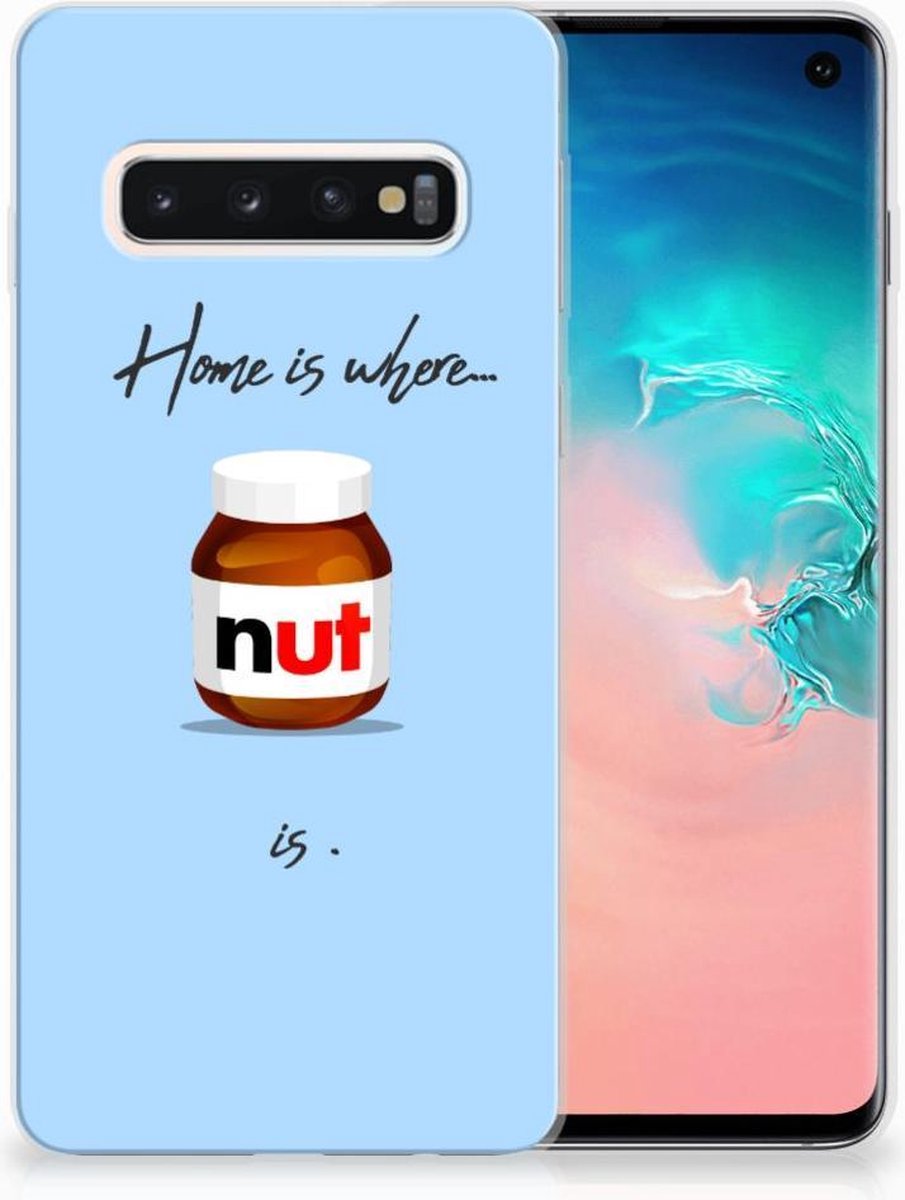 Samsung Galaxy S10 Siliconen Case Nut Home