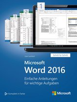 Schritt für Schritt - Microsoft Word 2016 (Microsoft Press)