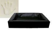 Bia Bed - Hondemand - Orthopedisch - Zwart - Bia-6 - 100X80X15 cm