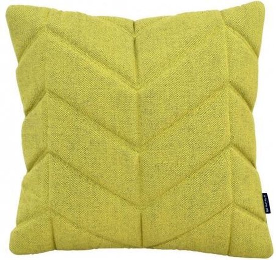 ik heb honger Classificeren terugvallen Volt Studio Cushion 3D Fishbone - Yellow Melange - 45 x 45 | bol.com