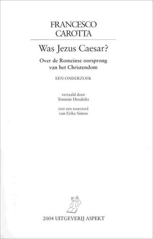 Was Jezus Caesar?