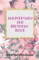 Anniversary and Birthday Book