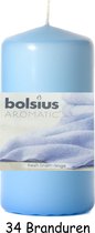 Bolsius Wild Fresh Linnen - Stompkaars Geurkaars - 12 x 6 cm - 10 stuks