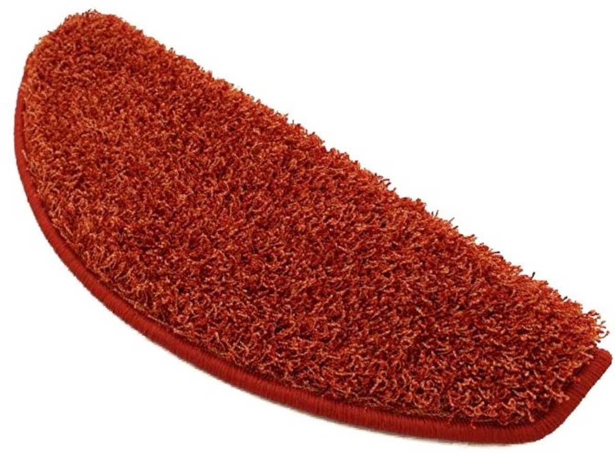 Trapmatten - 13 stuks - Vivaldi Oranje - 56x17x3,5 - halve maantjes