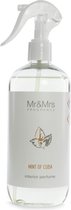 Mr&Mrs Fragrance Blanc Textiel & Roomspray 500ml - Mint of Cuba