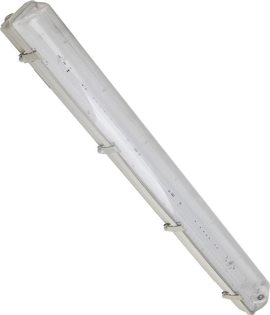 LED TL Armatuur T8 - Aigi Hari - 150cm Dubbel - Waterdicht IP65 - Kunststof