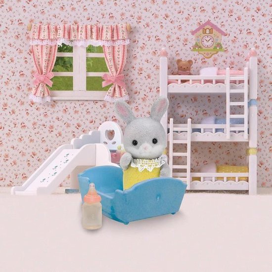 Sylvanian families 4030 - La Famille Lapin Gris - Sylvanian Families pas  cher 