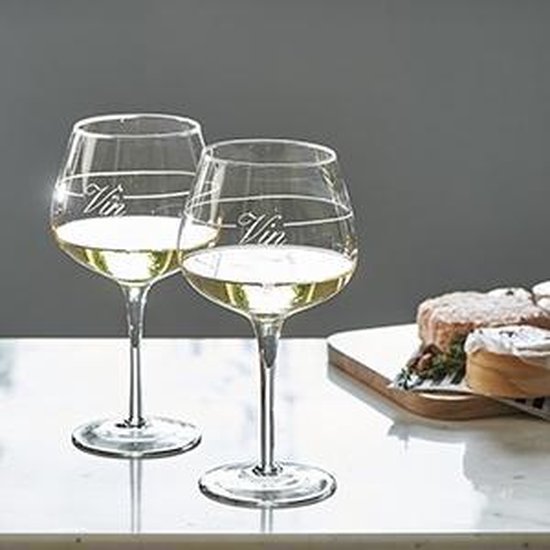 canvas nauwelijks Versnellen Rivièra Maison Vin Wine Glass 2 Stuks | bol.com