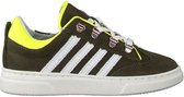 Pinocchio P1327 Lage sneakers - Leren Sneaker - Meisjes - Groen - Maat 27
