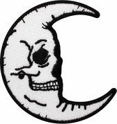 Attitude Holland Patch Moon Skull Wit