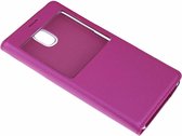 Roze Window vieuw Cover Kunststof Hoesje Samsung Galaxy J3 ( 2017 )