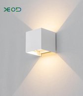LED Wandlamp Binnen & Buiten Verlichting - Waterdicht - Met Bevestigingsmateriaal - 12W - Wit