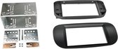 2-DIN paneel Fiat 500 06/2007- donker grijs