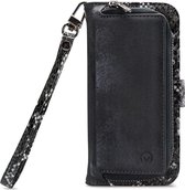 Mobilize - Geschikt voor Gelly Wallet Zipper Samsung Galaxy A51 Hoesje Black Snake