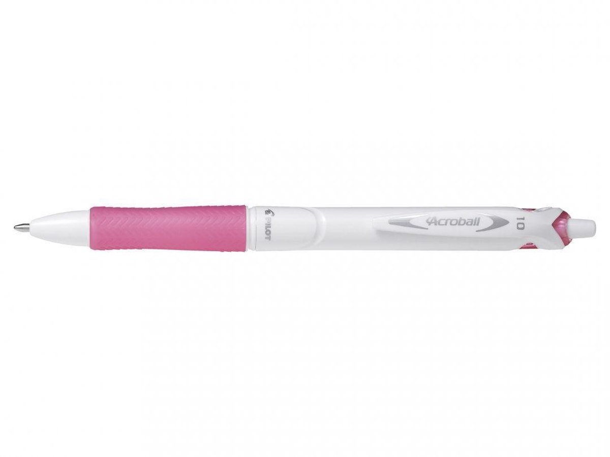 Pilot balpen Acroball Pure White roze