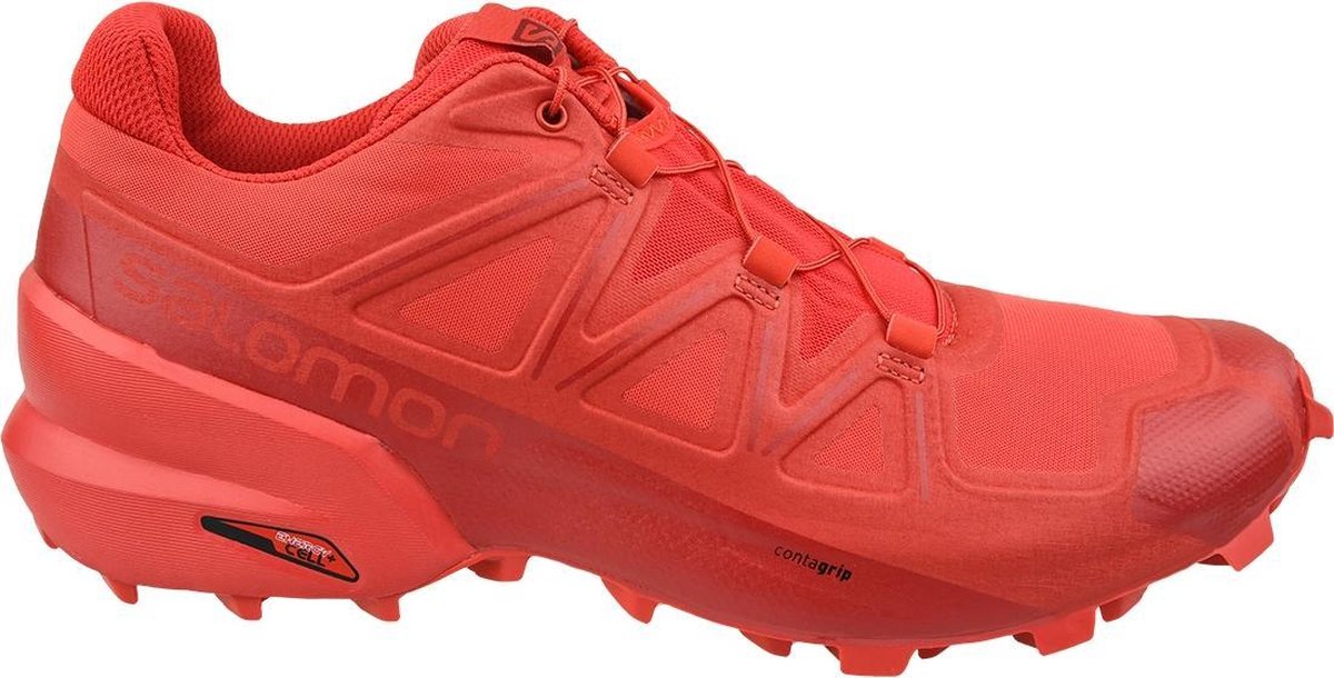 Salomon Speedcross 5 406843, Mannen, Rood, Hardloopschoenen maat: 46 EU