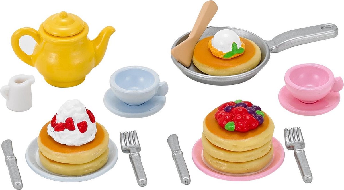 Sylvanian Families set 5225 pannenkoeken bakken-poppenhuisinrichting — afbeelding 3