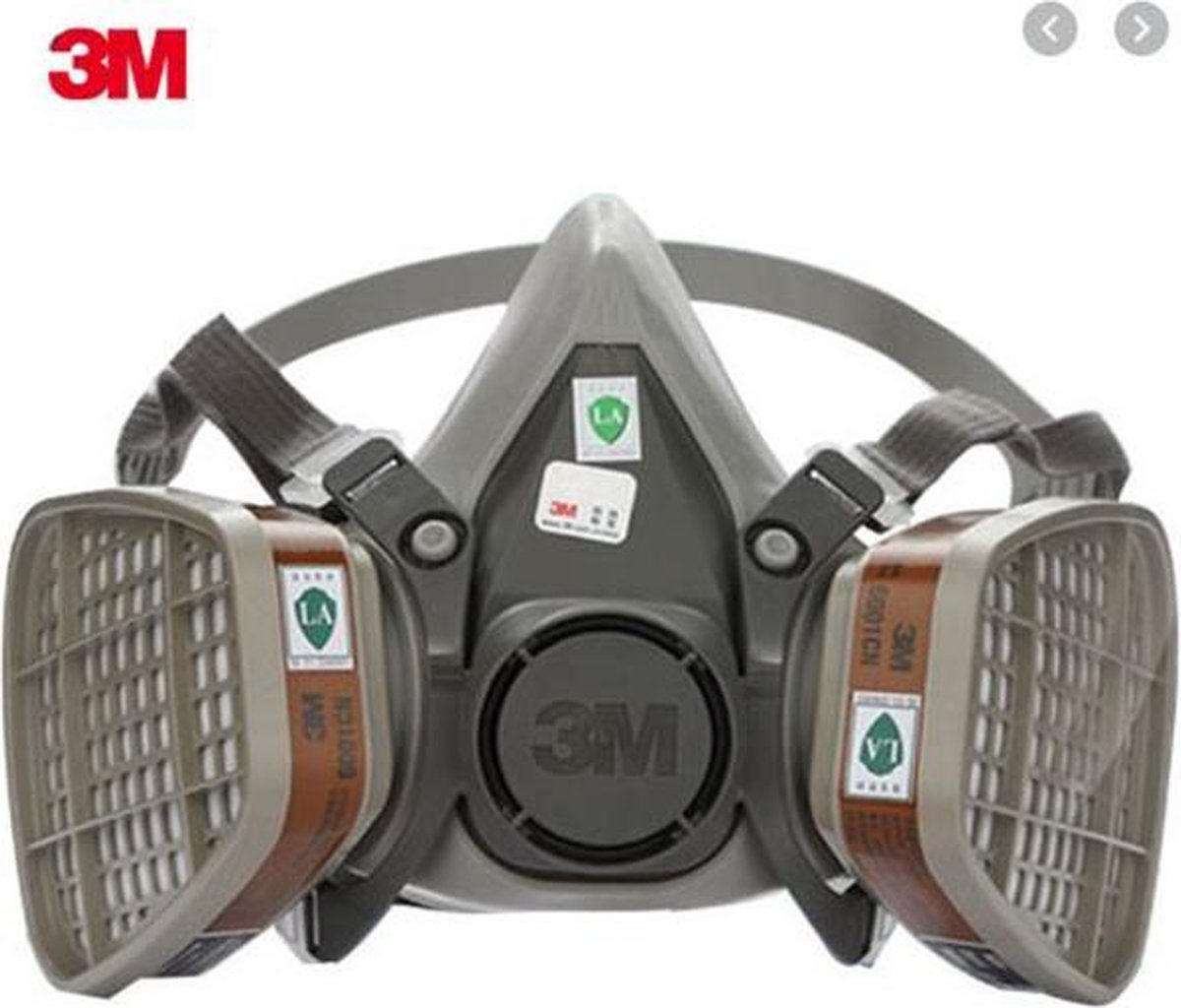 Gasmasker 3M beveiligings schilder masker 3 in suit een geheel compleet systeem | bol.com