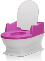 Reer Kindertoilet SitzFritz - Wit en roze
