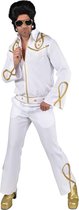 Magic By Freddy's - Rock & Roll Kostuum - Gouden Generatie Rock And Roll Elvis - Man - wit / beige - Medium - Carnavalskleding - Verkleedkleding