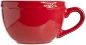 Cosy en Trendy Juliet Red Tas  26cl D10cm  Aardewerk - (Set van 12) En Yourkitchen E-kookboek - Heerlijke Smulrecepten