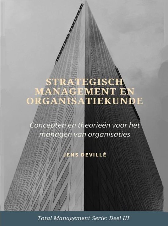 Strategisch Management en Organisatiekunde - cover