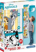 Clementoni Legpuzzel Measure Me Disney Animal Friends 30 Stukjes