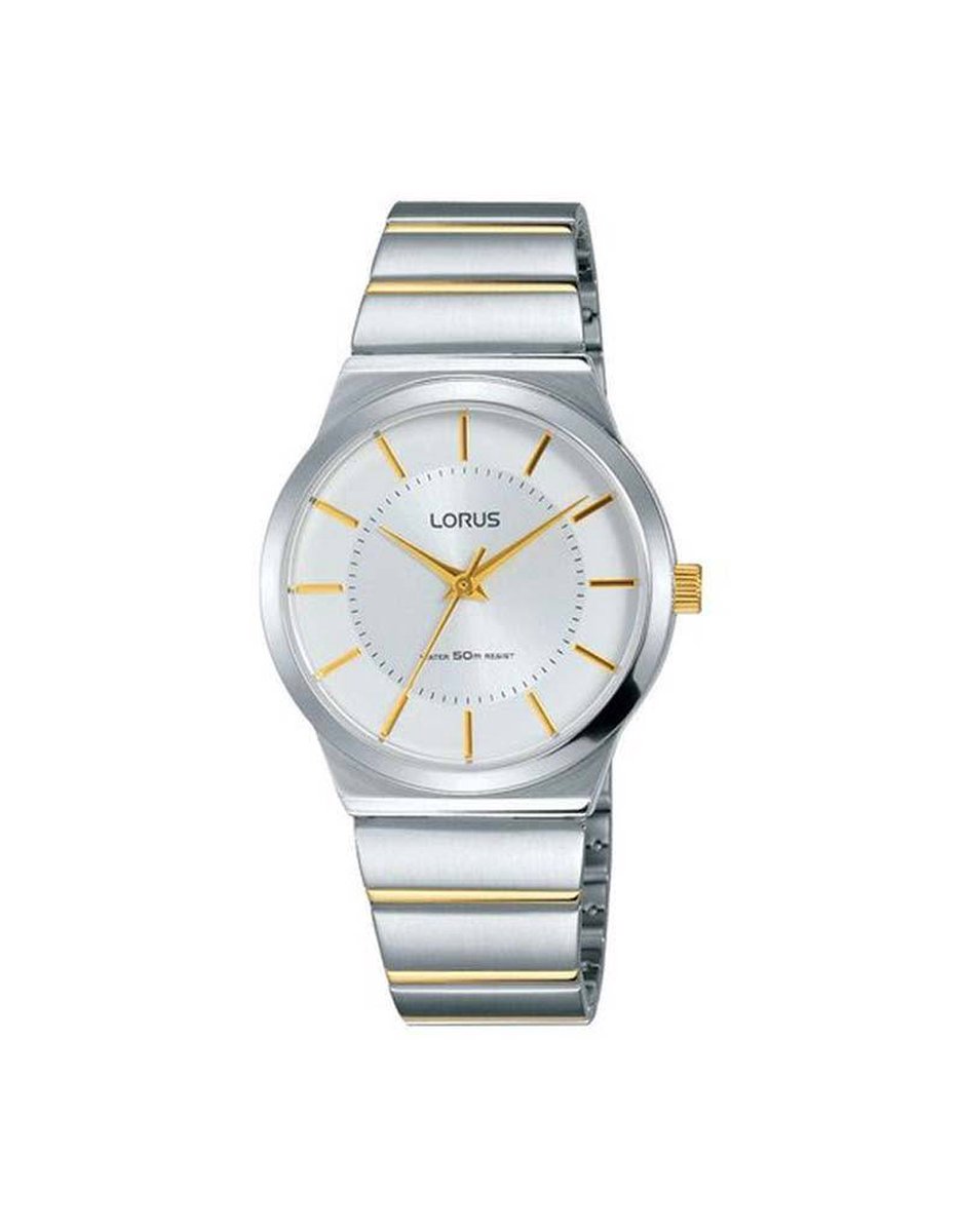 Lorus RRS91VX9 horloge dames - zilver en goud - edelstaal