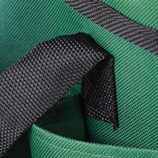 tuinkruk - opbergruimte tuingereedschap - opvouwbaar - 42 x 30 x 39 cm - groen — afbeelding 3