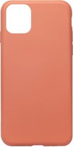 ADEL Premium Siliconen Back Cover Softcase Hoesje Geschikt voor iPhone 11 Pro - Oranje