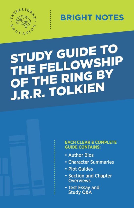 Bright Notes - Study Guide to The Fellowship of the Ring by  ... - cover