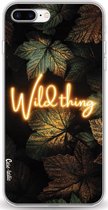 Casetastic Apple iPhone 7 Plus / iPhone 8 Plus Hoesje - Softcover Hoesje met Design - Wild Thing Print