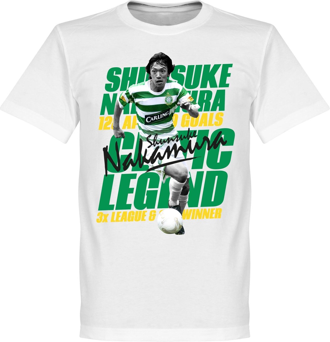 Nakamura Legend T-Shirt - Wit - 5XL
