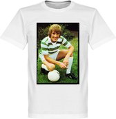 Dalglish Celtic Retro T-Shirt - Wit - M