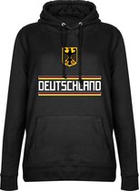 Duitsland Team Dames Hoodie - Zwart - L